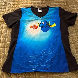 Disney Nemo Scrub Top